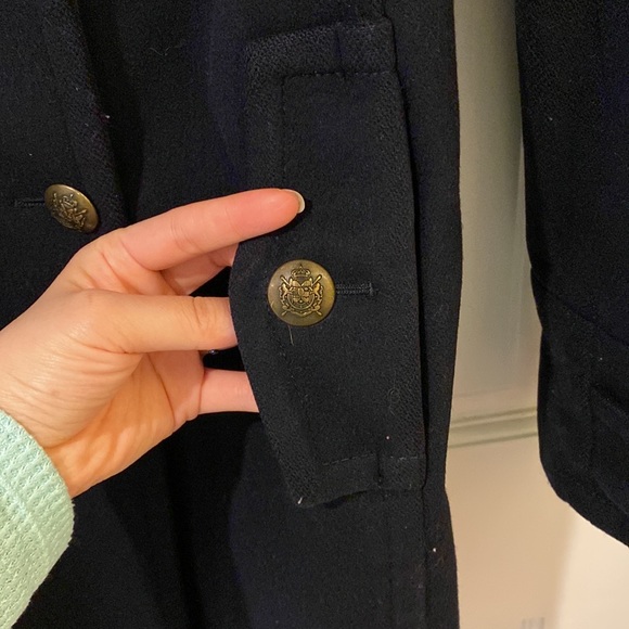 100% Wool Zara Women Peacoat - Picture 4 of 7